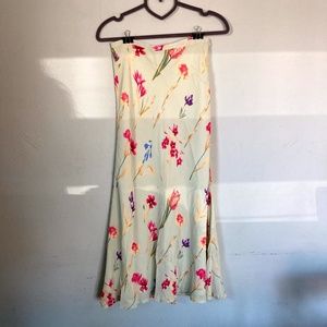 Ann Taylor - Spring Floral Flowy long Skirt Size 4